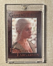 2012 Rittenhouse Game of Thrones Daenerys Targaryen #66 Rookie Emilia Clarke picture