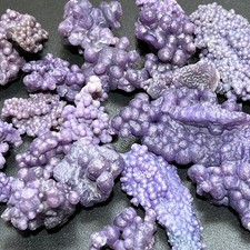 Purple Grape Agate (Dyed) Crystal Clusters (By The Piece Or Pound) Gemstone picture