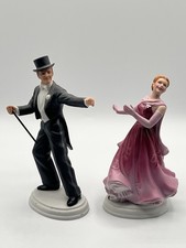 Vintage Avon Images of Hollywood 1984 Fred Astaire & Ginger Rogers Figurines picture