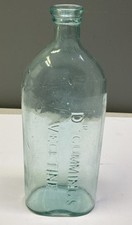 c1870s Dr. Cumming's Vegetine Boston, Mass., Aqua Blown Glass Medicine bottle picture