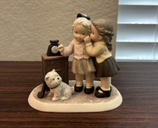 Secrets Are For Sharing; Pretty as a Picture Figurine, Enesco, 2000, Used picture
