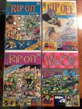 Rip Off Comix #1 2 3 4 Lot 1st Print Freak Brothers Wonder Wart-Hog Underground picture