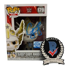 Cody Rhodes Signed Autograph WWE Funko Pop 179 Beckett The American Nightmare picture