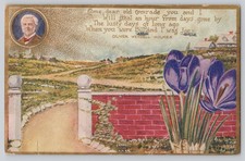 Postcard - Oliver Wendell Holmes Poem & Watercolor picture