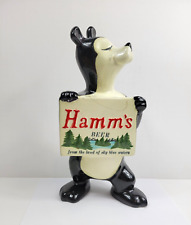 Vintage 1950's Hamm's Beer Red Wing Pottery Coin Bank picture