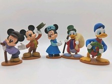 Disney Just Play Mickey's Christmas Carol Figures - Lot Of 5 picture