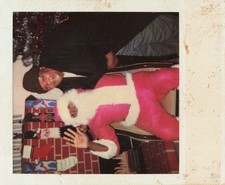 VTG Photo Santa Claus Christmas Holiday Department Store Snapshot picture