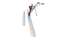 Honda GX35 Concrete Power Screed Surface Vibrating Finishing Float w10 Ft Blade picture