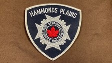 Hammonds Plains Nova Scotia Canada Fire Department Patch Lot Firefighter Vintage picture