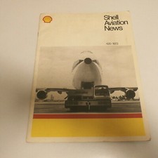SHELL AVIATION NEWS NO. 420 1973 MAGAZINE - L@@K picture