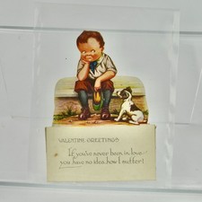 Vintage Valentine's Card Greetings If You've Never Been In Love picture
