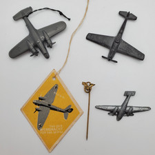 WW2 German WHW Aircraft Tinnie Lot 1957 Luftwaffe Pilot Observer Pin Original JU picture