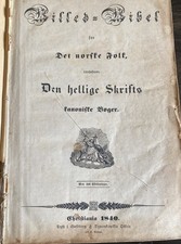 Antique Norwegian Bible “Billed-Bibel for det norske folk