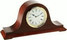 Bulova B1929 Annette Chiming Mantel Clock Mahogany Westminster Battery Powered picture