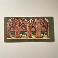 Main Entrance To Greenwood Cemetery Greater NY Antique Stereoview Card 5H6-1 picture