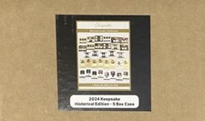 2024 SUPER BREAK KEEPSAKE HISTORICAL EDITION FACTORY SEALED 5 BOX CASE  RARE picture