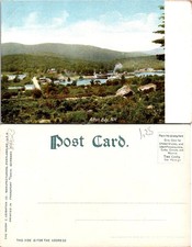 Alton Bay, NH River Canal Water Trees Nature Natural Scene Postcard 59523 picture