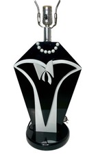 Vtg Van Teal Signed Lucite Lamp Sculpture Acrylic Rare picture