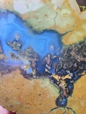 Beautiful Priday Thunderegg - Rare Plume Agate from Madras Oregon. (87 grams) picture