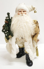 Elegant White Ivory Santa Claus  -New without tag picture