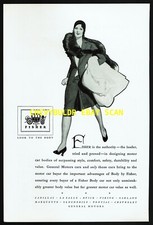 1930 GM's Body by Fisher Vintage Depression Era ad 