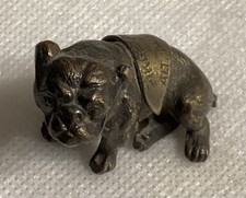 Vintage 1930s-1950s Bronze Miniature Souvenir Pike's Peak Bulldog picture