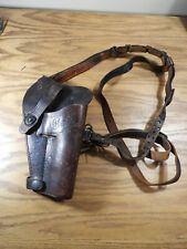 WWII  US Army  1911 M7 Leather Shoulder Holster Colt  Pistol  US BOYT  authentic picture