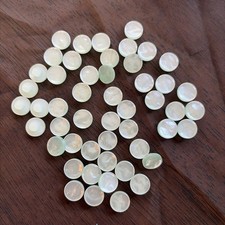 Vintage Mint Green Mother Of Pearl Buttons Lot of 50 picture