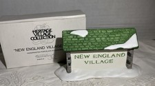 VTG RETIRED Department 56 Dickens Village Ceramic Welcome Sign (585) picture
