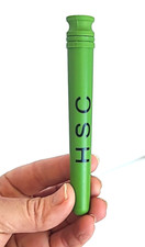 10 Pack of 116mm Green Tubes Plastic Storage Pre-Roll Tube Vials picture