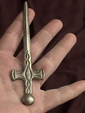 Vintage Navajo Sterling Silver Handmade Letter Opener Signed picture