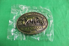 1981 HESSTON NFR (National Finals Rodeo) Western Belt Buckle NOS NEW picture