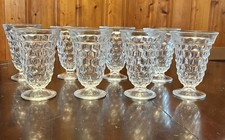 Vintage Set Of 8  American Fostoria Footed Tumblers Iced Tea Discontinued picture