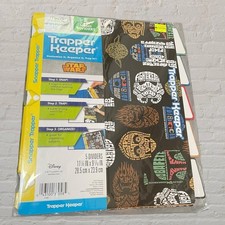 Star Wars Trapper Keeper 5 Tab Dividers Mead Snapper Disney Lucasfilm School NWT picture