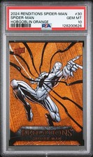 2024 UPPER DECK MARVEL RENDITIONS #30 SPIDER-MAN HOBGOBLIN ORANGE PSA 10 /299 picture