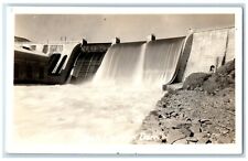 1939 Black Canyon Dam Gem County Idaho ID RPPC Photo Posted Vintage Postcard picture