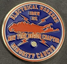 IBEW Local 25 Challenge Coin Hauppauge New York Minority Caucus EWMC picture