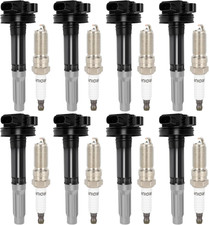 UF622 & SP548 Ignition Coil Pack & Iridium Spark Plugs Set of 8 | Coils Packs fo picture