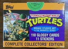 1989 Teenage Mutant Ninja Turtles Collector's Edition : Sticker Sealed Box picture