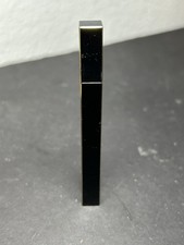 Vintage Lighter Lestique Black With Gold Trim Works Great picture