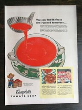 Vintage 1952 Campbell's Tomato Soup Original Ad  - 721 picture