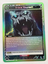Bandai Kaiju No. 8 Union Arena Brace Yourself Holofoil Card UE12BT/KJ8-1-077 NM picture