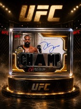 Jon Jones triple threads relic auto #34/99 - 2026 topps knockout ufc picture