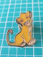 Vtg Disney Pin Baby Simba Lion King Gold Tone Lapel Pin picture