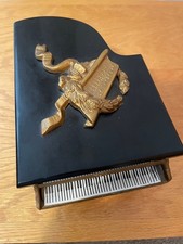 vintage Thorens grand piano gilt bronze music box early 1900's picture