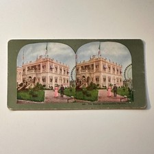 The Mexican Government's Pavilion Antique Stereoview Card 5H6-4 picture