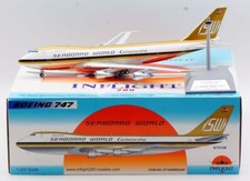 Inflight IF742SW0224P Seaboard World 747-200 N701SW Diecast 1/200 AV Jet Model picture