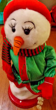 Gemmy Animated Ms. Snowflake Snow Woman Singing Santa Baby 18