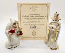 LENOX DISNEY 'Wonderfully Wicked' Salt and Pepper Set/NEW picture