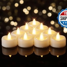 BEICHI Flameless Candles Tea Lights Battery Operated 12/24/50/100/150 Pack picture